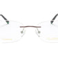 LINDSTROM L-106 C3 Eyeglasses Frame Titanium Bronze Black Italy Made 53-19-140 - Frame Bay