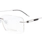 LINDSTROM L-103 C2 Eyeglasses Frame Acetate Metal Silver Black Italy 55-20-145 - Frame Bay