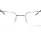 LINDSTROM L-101 C2 Eyeglasses Frame Metal Silver Black Italy Made 56-19-143 - Frame Bay