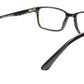KATSU 6610 Eyeglasses Frame Acetate Black Lacquer 55-18-145 Japan Handmade - Frame Bay