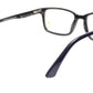 KATSU 6610 C4 Eyeglasses Frame Acetate Dark Blue Black 55-18-145, 40 vertical - Frame Bay
