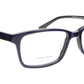 KATSU 6610 C4 Eyeglasses Frame Acetate Dark Blue Black 55-18-145, 40 vertical - Frame Bay