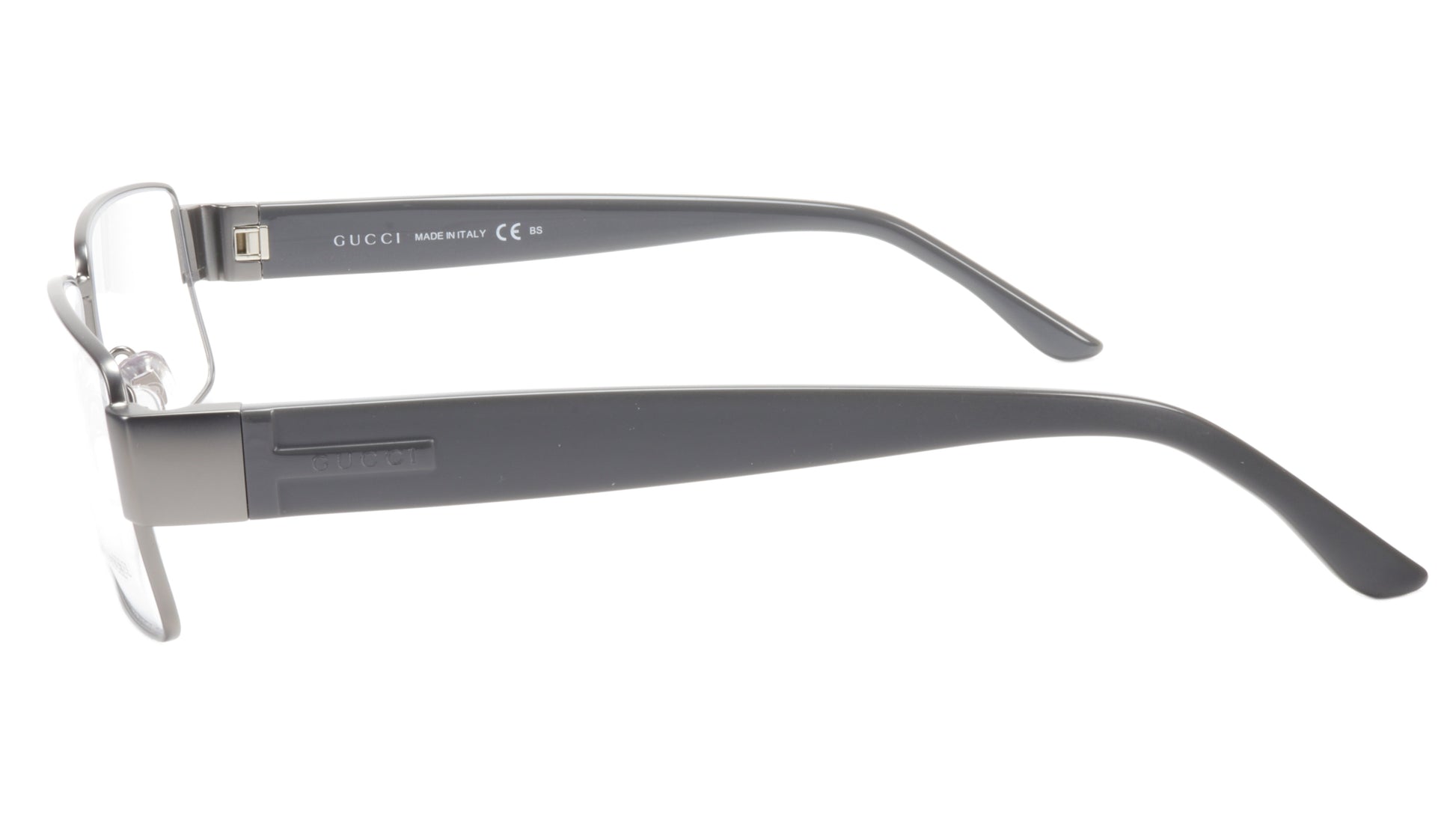 Gucci GG2217 L11 Dark Ruthenium Metal Acetate Eyeglasses Italy 53-16-135, 35 - Frame Bay