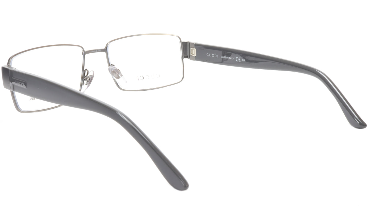 Gucci GG2217 L11 Dark Ruthenium Metal Acetate Eyeglasses Italy 53-16-135, 35 - Frame Bay