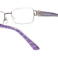 FENDI Eyeglasses Frame F883 (539) Metal Acetate Violet Italy 53-16-130, 33 - Frame Bay