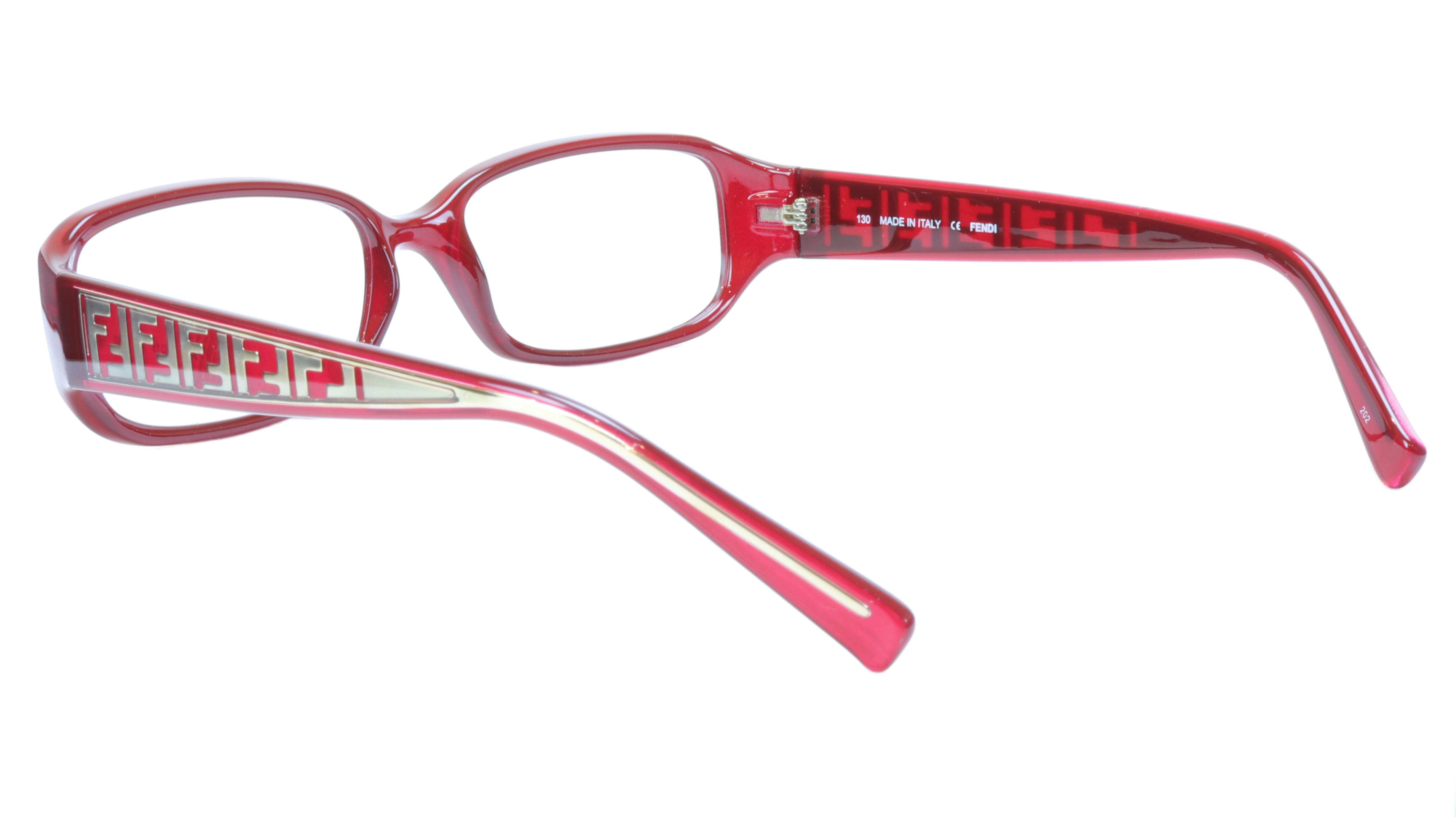 FENDI Eyeglasses Frame F983 (604) For Women Acetate Red Italy 53-15-130, 30