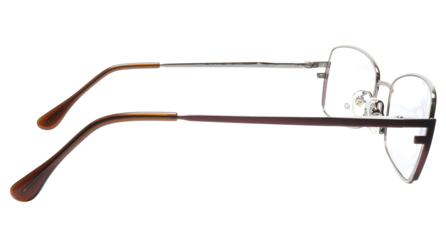 FENDI Eyeglasses Frame F959 (770) Metal Light Bronze Italy Made 54-16-135, 34 - Frame Bay