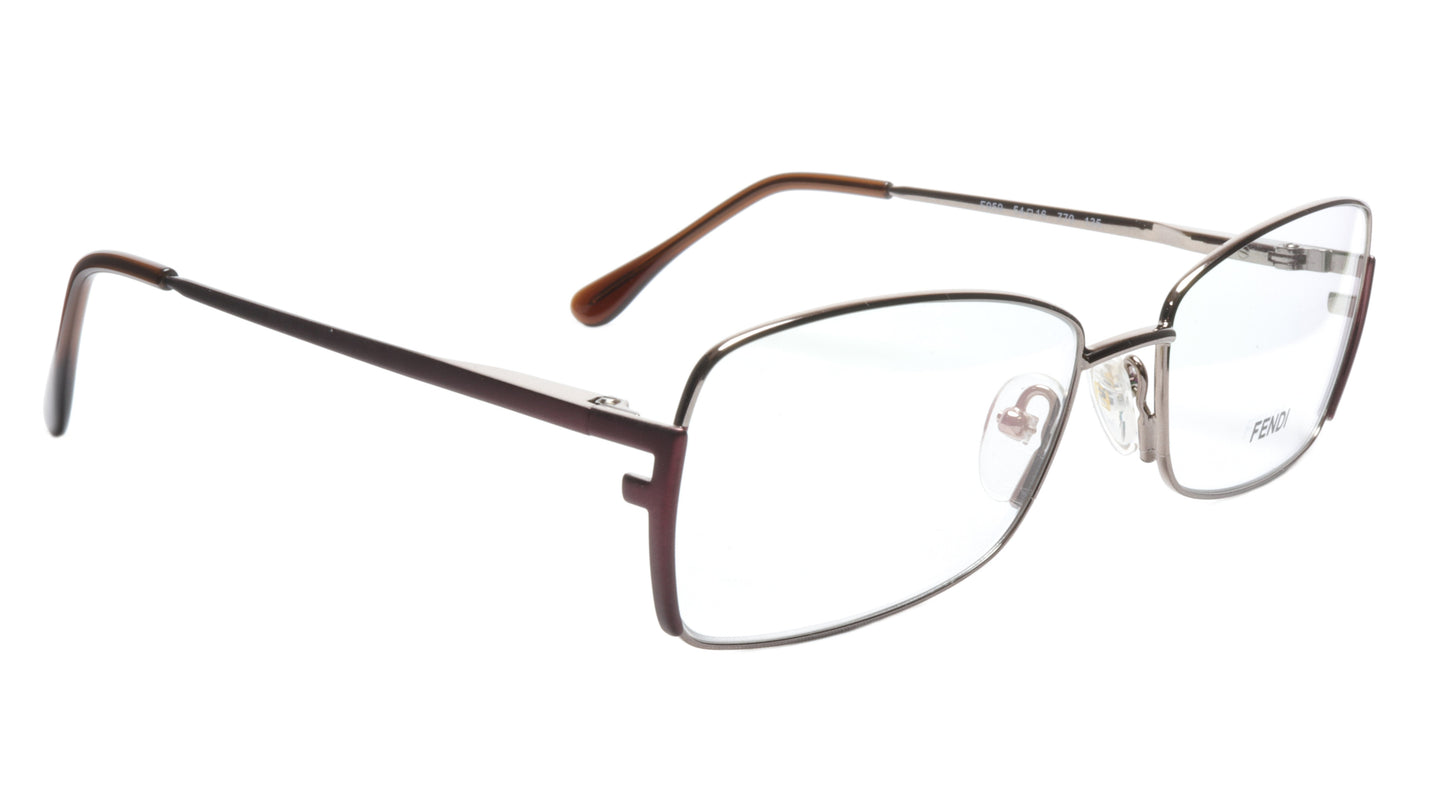 FENDI Eyeglasses Frame F959 (770) Metal Light Bronze Italy Made 54-16-135, 34 - Frame Bay