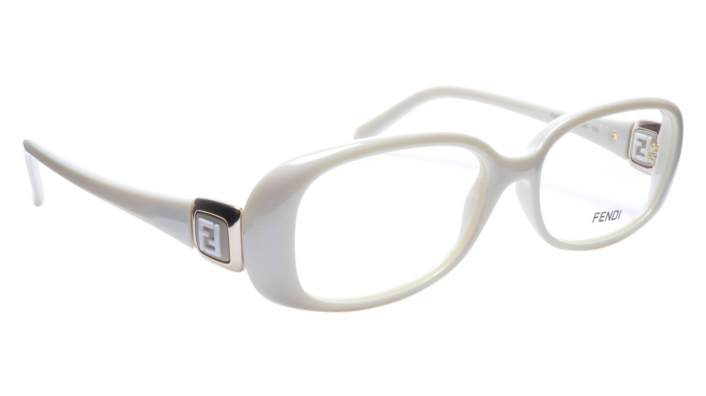 FENDI Eyeglasses Frame F900 (208) Women Acetate Cream Italy Made 52-15-135, 33 - Frame Bay