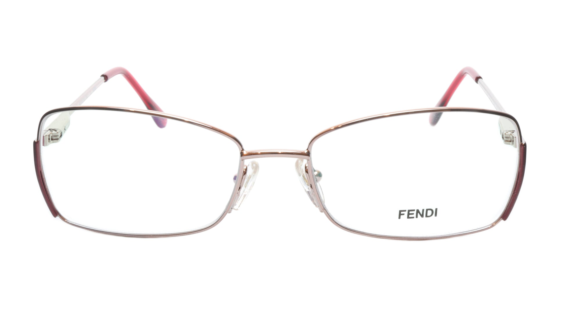 FENDI Eyeglasses Frame F959 (688) Metal Shiny Rose Italy Made 54-16-135, 33 - Frame Bay