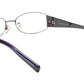 FENDI Eyeglasses Frame F606R (539) Metal Dark Violet Italy Made 54-16-130, 32 - Frame Bay