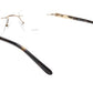 Paul Vosheront Eyeglasses Frame PV504 C02 Gold Plated Acetate Italy 52-17-135 36 - Frame Bay