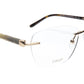 Paul Vosheront Eyeglasses Frame PV504 C02 Gold Plated Acetate Italy 52-17-135 36 - Frame Bay