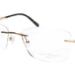 Paul Vosheront Eyeglasses Frame PV503 C01 Gold Plated Acetate Italy 52-17-135 36 - Frame Bay