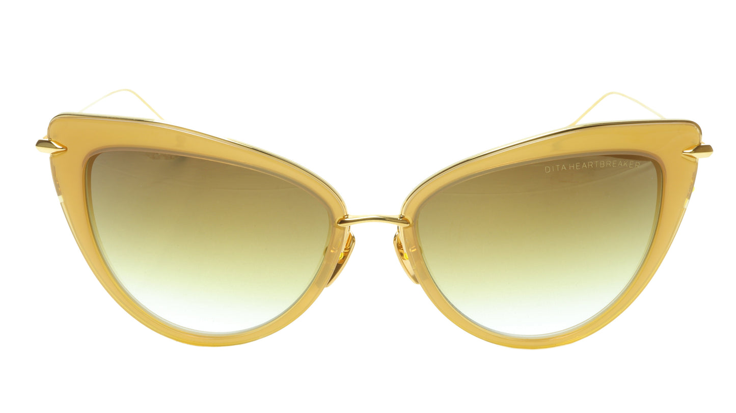DITA Heartbreaker Sunglasses 22027 C BRN GLD Titanium Acetate Japan 56-17-145 43 - Frame Bay