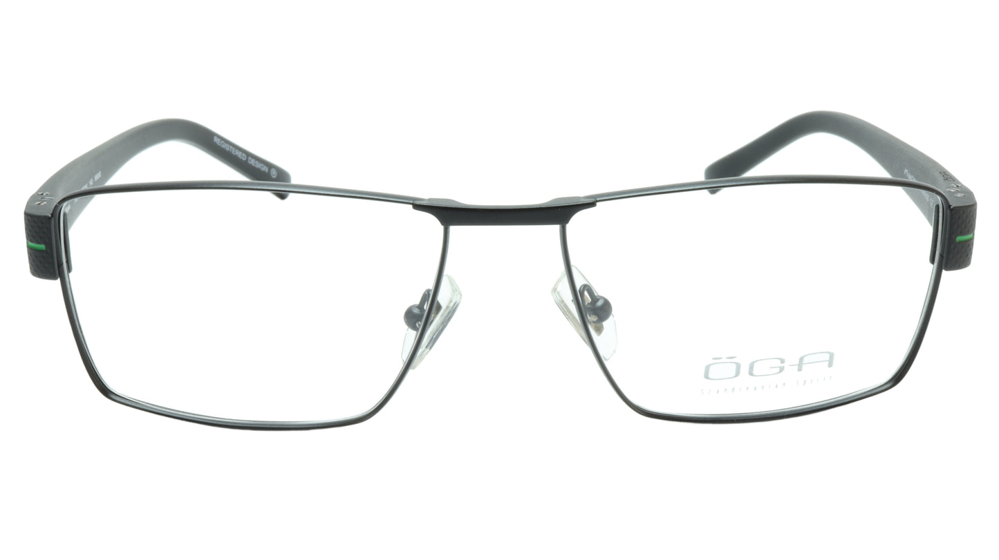 OGA Morel Eyeglasses Frame 7921O NN040 Metal Acetate Green France 57-16-140, 36 - Frame Bay