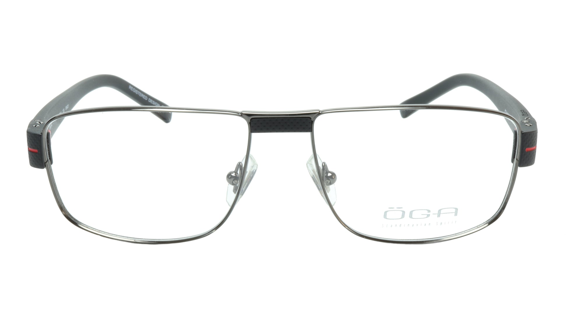 OGA Morel Eyeglasses Frame 7918O GN021 Metal Acetate Red France 55-16-135, 37 - Frame Bay