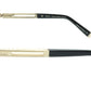 ZILLI Eyeglasses Frame Titanium Acetate Black Gold France Made ZI 60019 C01 - Frame Bay