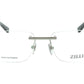 ZILLI Eyeglasses Frame Titanium Acetate Silver France Made ZI 60034 C07 - Frame Bay
