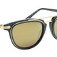 ZILLI Sunglasses Titanium Acetate Black Matte Gold Polarized France ZI 65019 C05 - Frame Bay