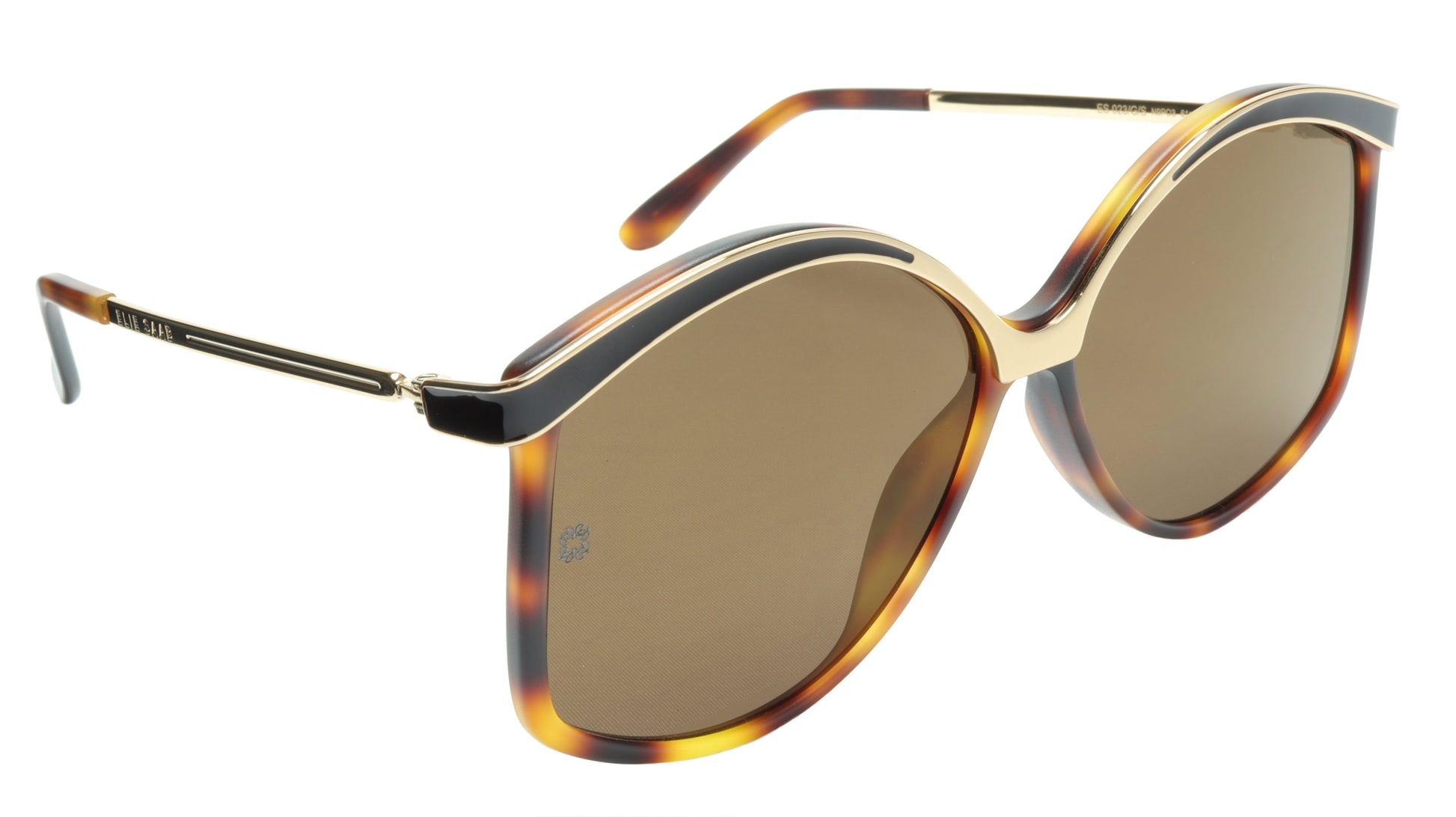 Ellie Saab Sunglasses ES 023/G/S N9P03 Acetate Metal Italy Made 61-14-140 - Frame Bay