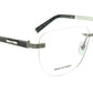 ZILLI Eyeglasses Frame Titanium Leather Acetate Silver France Made ZI 60025 C08 - Frame Bay