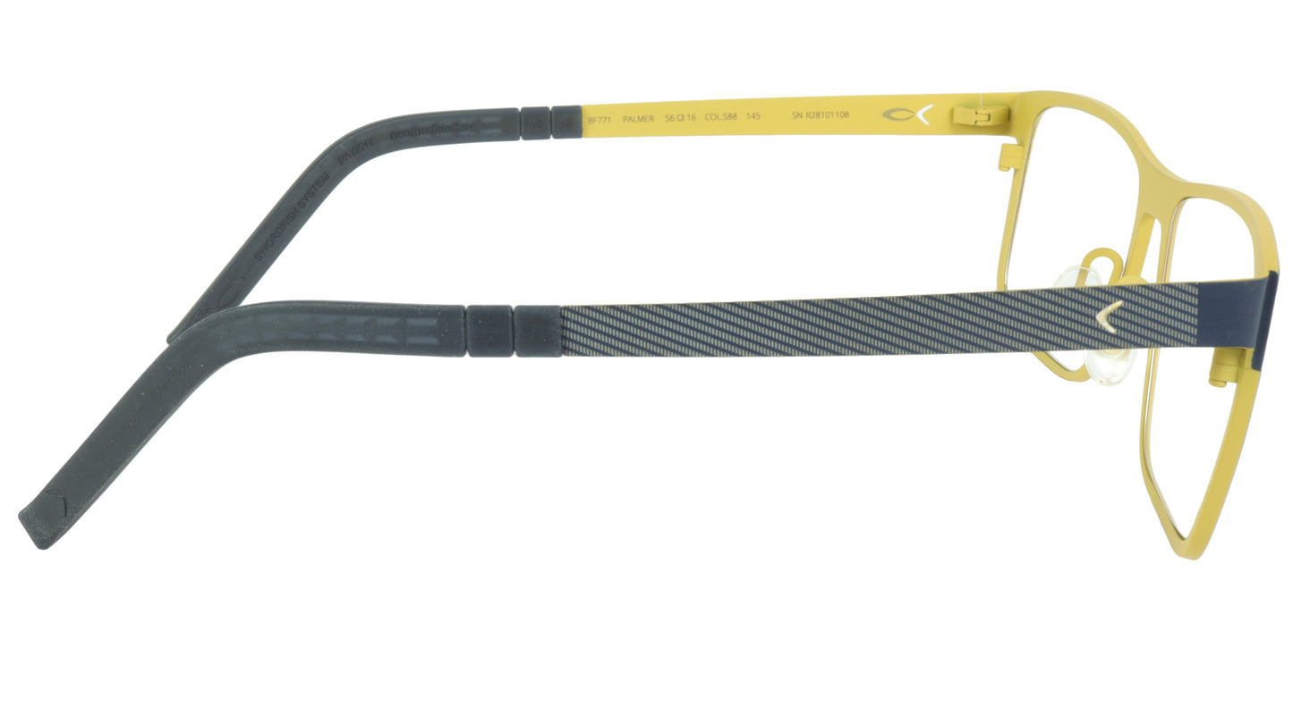 Blackfin Palmer BF771 C588 Beta-Titanium Bio-compatible Italy Made Eyeglasses - Frame Bay