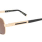 ZILLI Sunglasses Titanium Acetate Leather Polarized France Handmade ZI 65035 C01