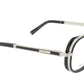 ZILLI Eyeglasses Frame Titanium Acetate Leather France Made ZI 60044 C06
