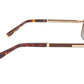 ZILLI Sunglasses Titanium Acetate Leather Gradient France Handmade ZI 65042 C02