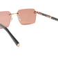 ZILLI Sunglasses Titanium Acetate Leather France Handmade ZI 65039 C01