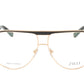 ZILLI Eyeglasses Frame Titanium Acetate Leather France Made ZI 60045 C01