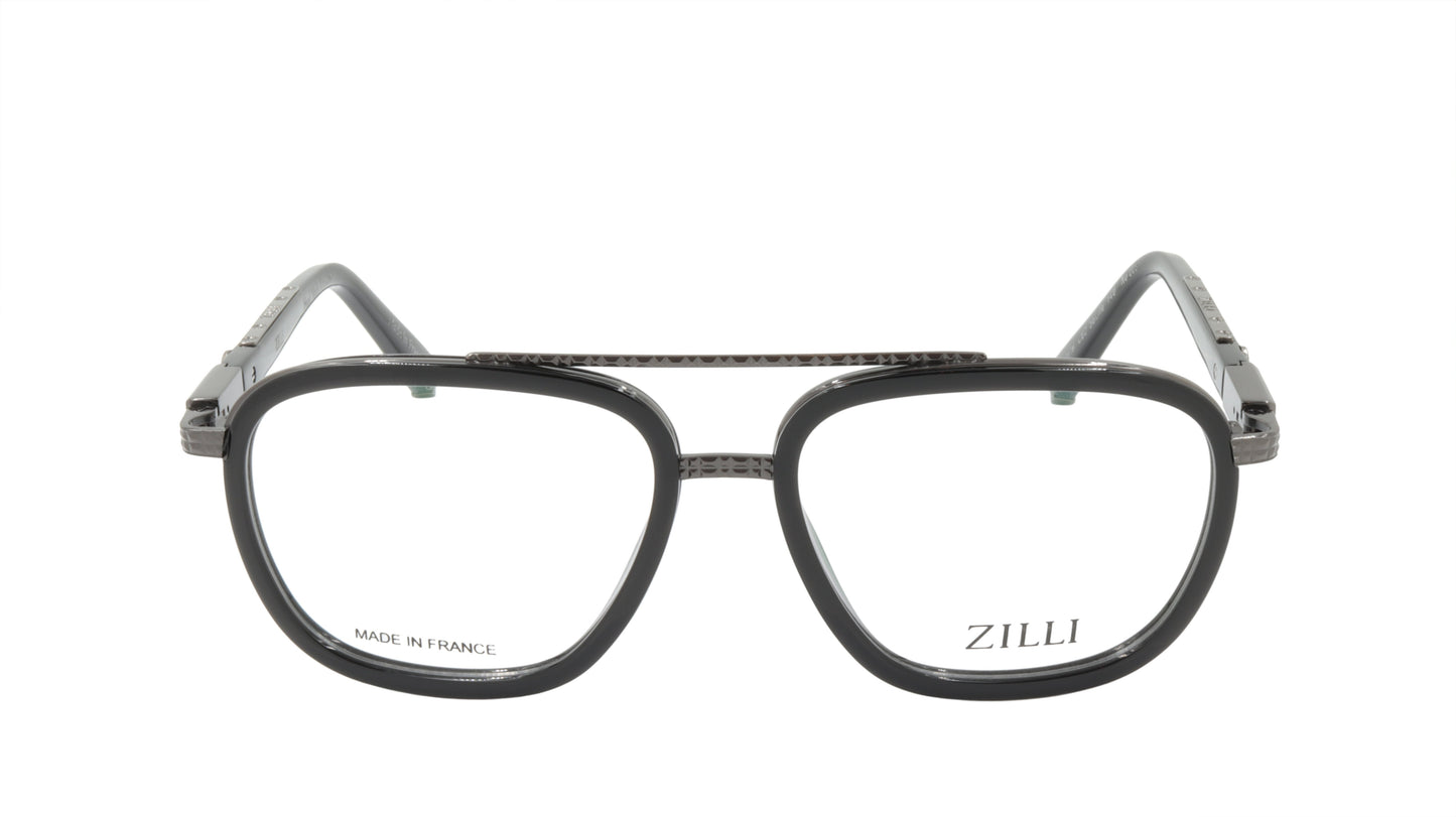 ZILLI Eyeglasses Frame Titanium Acetate France Made ZI 60016 C02