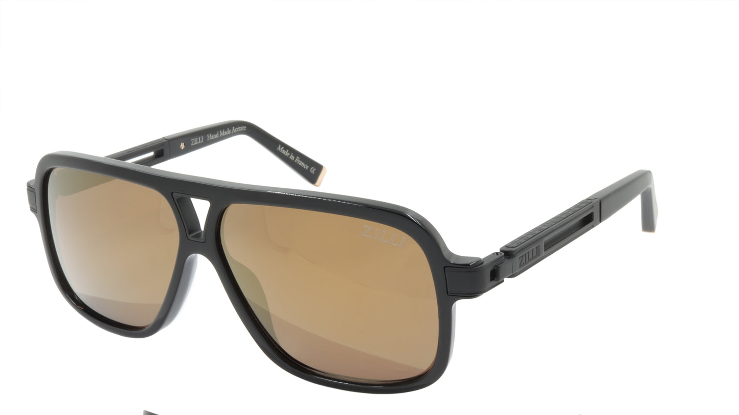 ZILLI Sunglasses Titanium Acetate Polarized France Handmade ZI 65016 C04