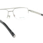 ZILLI Eyeglasses Frame Titanium Acetate Leather France Made ZI 60024 C05