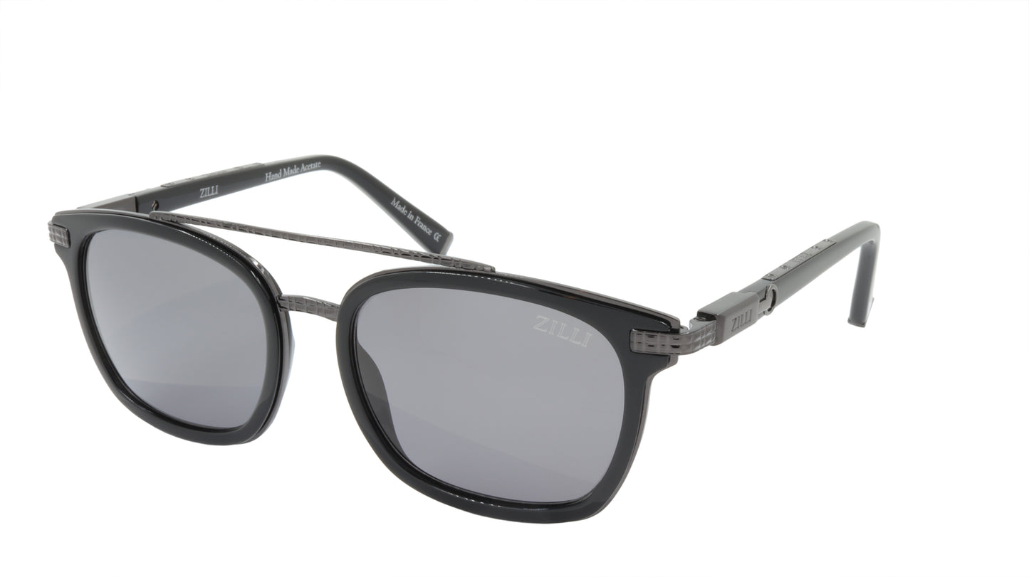 ZILLI Sunglasses Titanium Acetate Polarized France Handmade ZI 65014 C02
