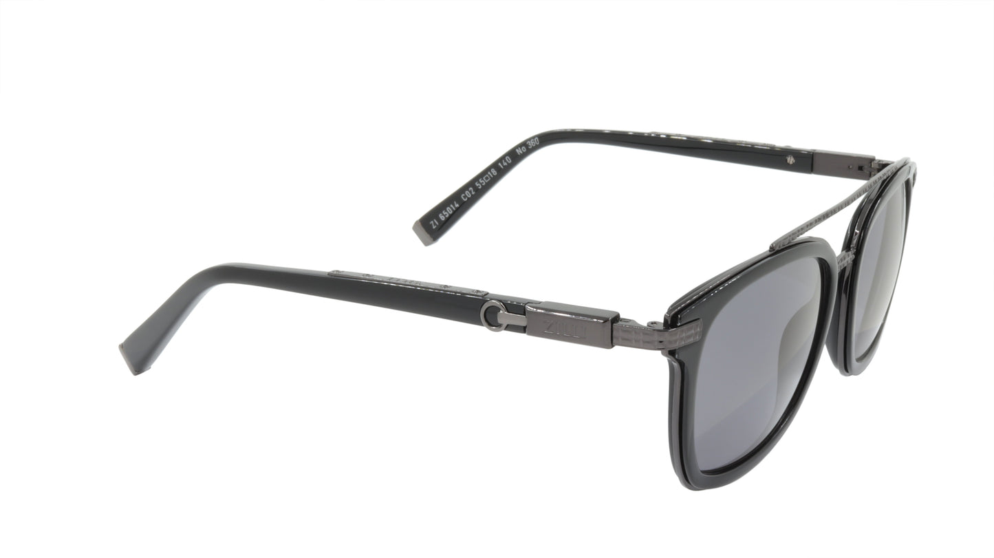 ZILLI Sunglasses Titanium Acetate Polarized France Handmade ZI 65014 C02