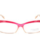Face A Face Eyeglasses Frame EBONY 2 Col. 694 Acetate Transparent Rapberry Cream