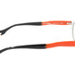 Face A Face Eyewear in Zig Zag Pattern in Orange and White