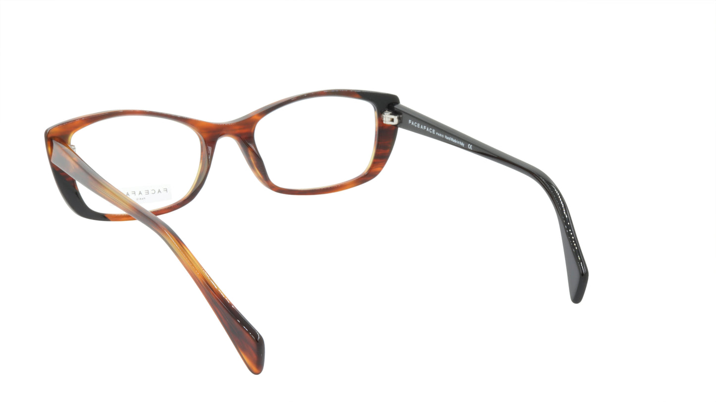 Face A Face Eyeglasses Frame WINDS 2 Col. 167 Acetate Brown Horn