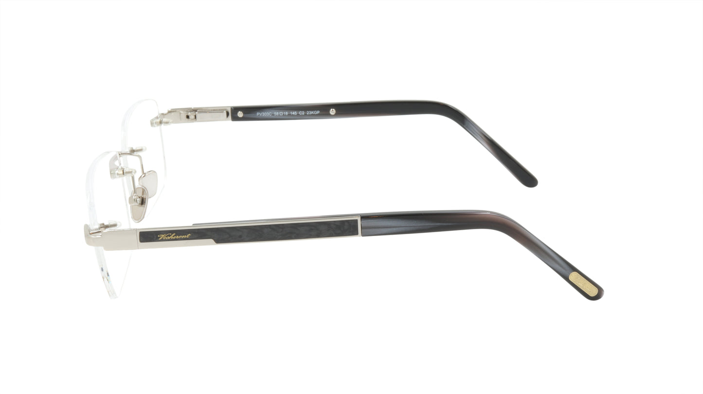 Paul Vosheront Rimless Eyeglasses Crafted from Titanium