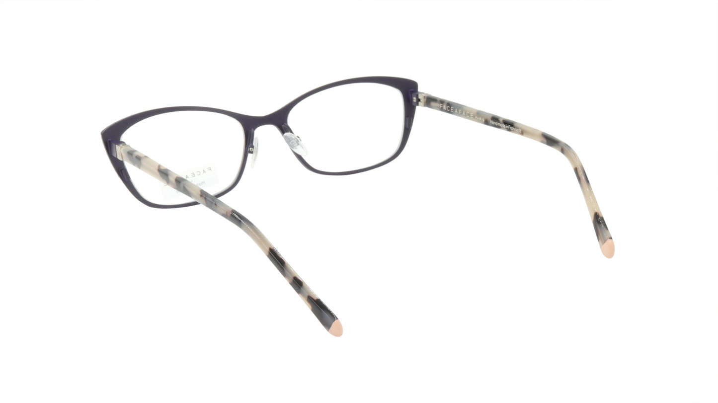 Face A Face Eyewear in a Dark Violet and Pastel Pink Fashion