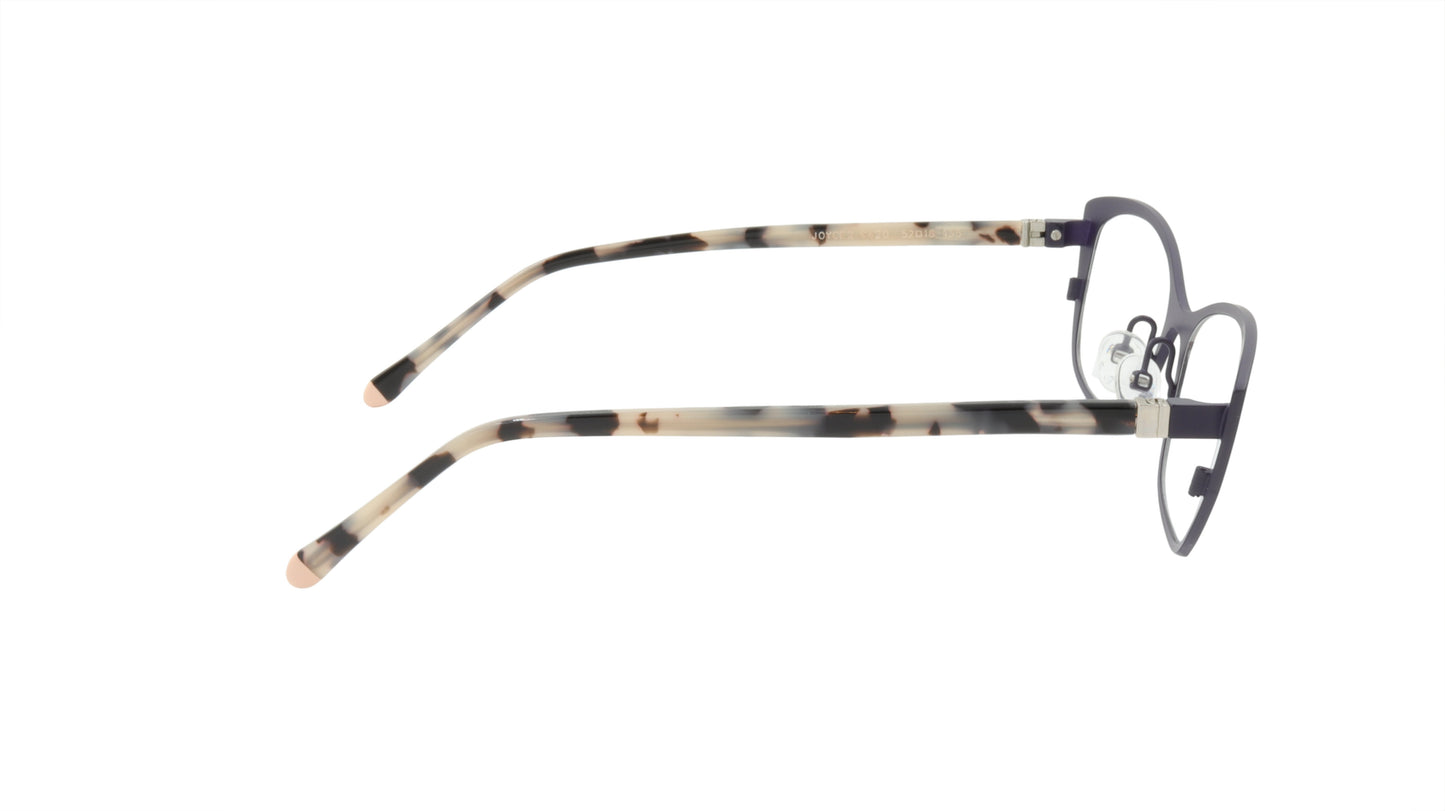 Face A Face Eyewear in a Dark Violet and Pastel Pink Fashion