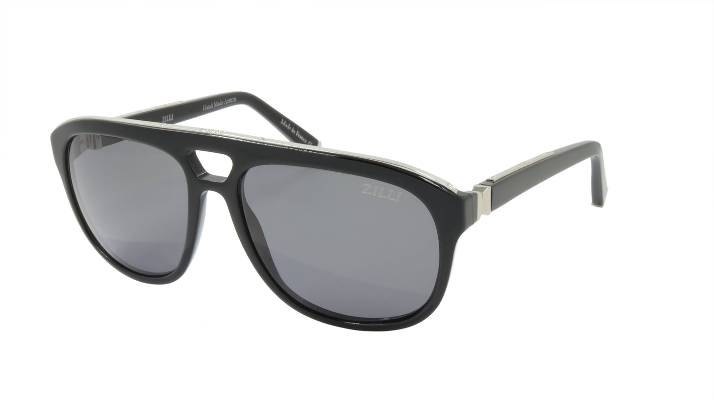 ZILLI Sunglasses Titanium Acetate Polarized France Handmade ZI 65005 C03