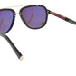 ZILLI Sunglasses Titanium Acetate Leather Polarized France Handmade ZI 65006 C06