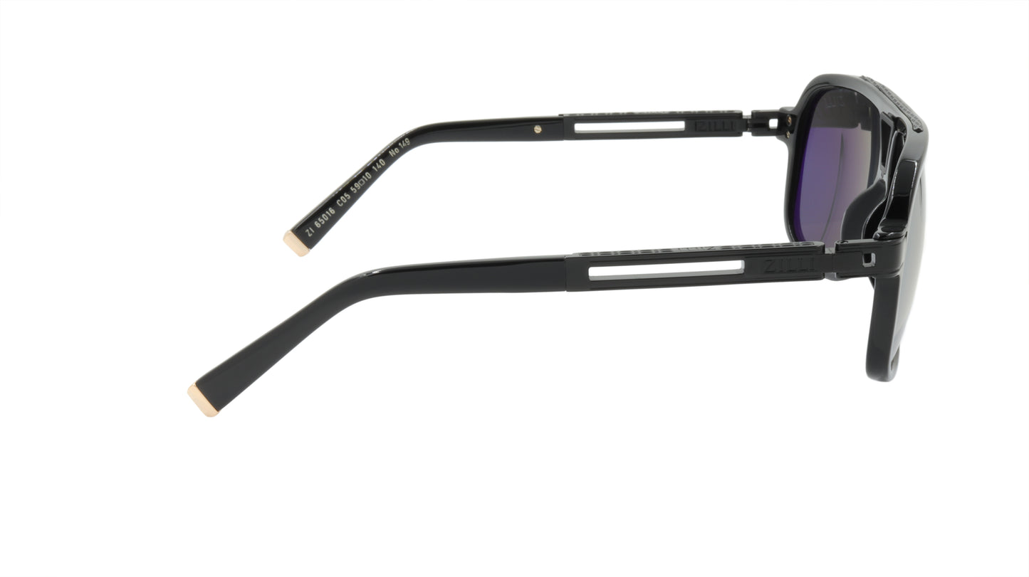 ZILLI Sunglasses Titanium Acetate Polarized France Handmade ZI 65016 C05