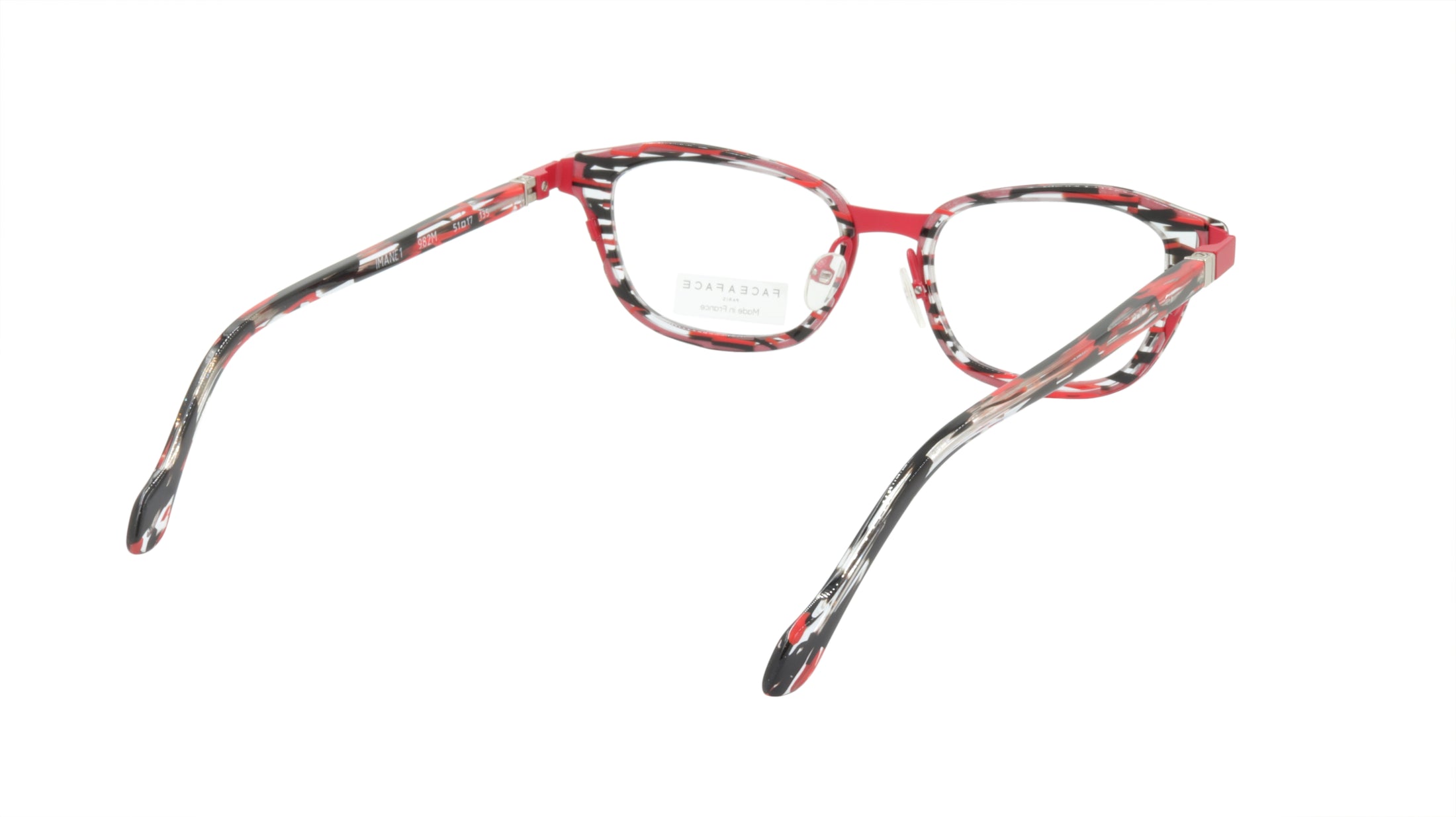 Face A Face Eyeglasses Frame IMANE 1 Col. 982M Acetate Metal Matte Che Frame Bay
