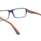 Face A Face Eyeglasses Frame SOLAL 3 Col. 008 Acetate Ink Blue Bright Orange