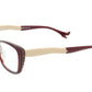 Face A Face Eyeglasses Frame BOCCA Sexy 2 Col. 214 Acetate Dark Red Yellow Flame