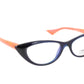 Face A Face Eyeglasses Frame PUNK HER 2 Col. 1233 Acetate Transparent Blue Ink
